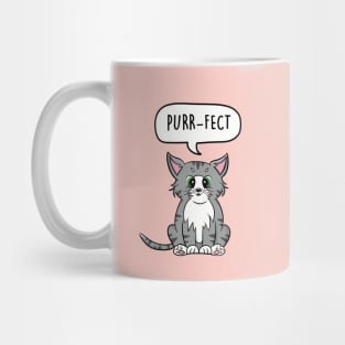 Purrfect Cat Pun Mug